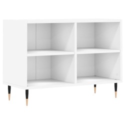 Meuble TV blanc 69,5 x 30 x 50 cm bois d'ingénierie 