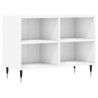 Meuble TV blanc 69,5 x 30 x 50 cm bois d'ingénierie 