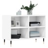Meuble TV blanc 69,5 x 30 x 50 cm bois d'ingénierie 