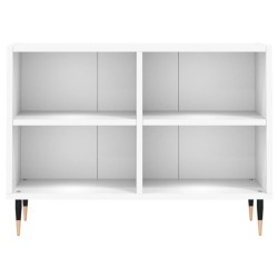 Meuble TV blanc 69,5 x 30 x 50 cm bois d'ingénierie 