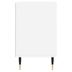 Meuble TV blanc 69,5 x 30 x 50 cm bois d'ingénierie 