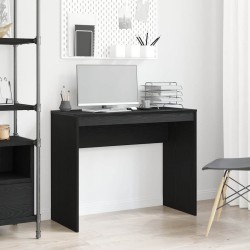 Bureau chêne noir 90x40x72 cm bois d'ingénierie 