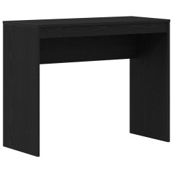 Bureau chêne noir 90x40x72 cm bois d'ingénierie 