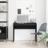 Bureau chêne noir 90x40x72 cm bois d'ingénierie 