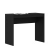 Bureau chêne noir 90x40x72 cm bois d'ingénierie 