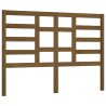 Tête de lit Marron miel 156x4x104 cm Bois massif de pin 