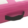Tapis gonflable de gymnastique avec pompe 200x200x15cm PVC Rose 