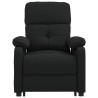 Fauteuil inclinable électrique Noir Tissu 