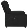 Fauteuil inclinable électrique Noir Tissu 