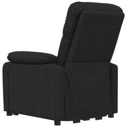 Fauteuil inclinable électrique Noir Tissu 