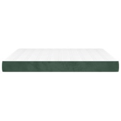 Matelas de lit à ressorts ensachés 160x220x20 cm velours 