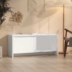 Meuble TV Blanc 90x35x40 cm Bois d'ingénierie 