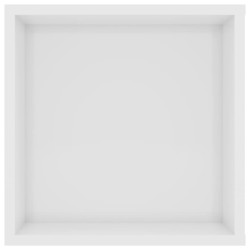 Meuble TV mural Blanc brillant 102x35x35 cm Bois d’ingénierie 