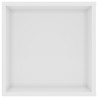 Meuble TV mural Blanc brillant 102x35x35 cm Bois d’ingénierie 