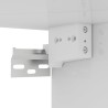 Meuble TV mural Blanc brillant 102x35x35 cm Bois d’ingénierie 