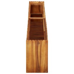 Lit surélevé de jardin 200x30x50 cm Bois massif d'acacia 