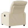 Fauteuil inclinable Crème Tissu 
