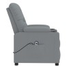 Fauteuil inclinable électrique Gris clair Tissu 