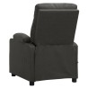 Fauteuil inclinable électrique Gris foncé Tissu 
