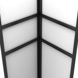 Tonnelle avec toit double 3x3 m Blanc 