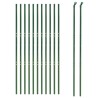 Clôture en treillis métallique vert 1,4x25 m acier galvanisé 