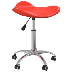 Chaise de bureau Rouge Similicuir  