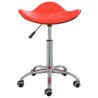 Chaise de bureau Rouge Similicuir  