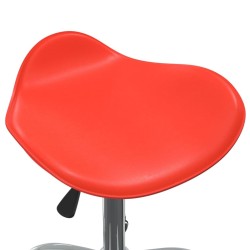 Chaise de bureau Rouge Similicuir  