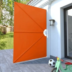 Auvent latéral pliable de terrasse Terre cuite 240 x 160 cm  