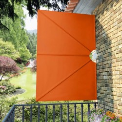 Auvent latéral pliable de terrasse Terre cuite 240 x 160 cm  
