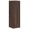 Supports pour plantes 2 pcs chêne marron bois d'ingénierie 