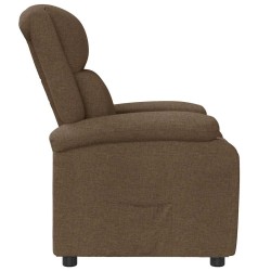 Fauteuil inclinable Marron Tissu 