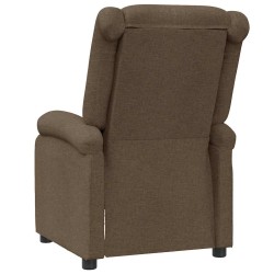 Fauteuil inclinable Marron Tissu 