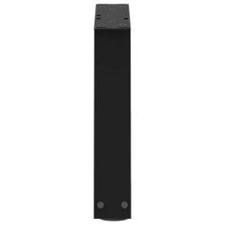 Pieds de table basse en V 2 pièces Noir 30 x (30-31,3) cm Acier 