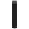 Pieds de table basse en V 2 pièces Noir 30 x (30-31,3) cm Acier 