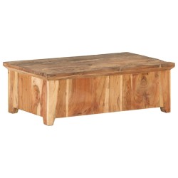 Table basse 90x50x31 cm Bois de récupération massif 