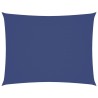 Voile de parasol tissu oxford rectangulaire 4x5 m bleu  