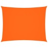 Voile de parasol tissu oxford rectangulaire 4x5 m orange 
