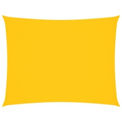 Voile de parasol tissu oxford rectangulaire 4x5 m jaune 