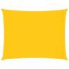 Voile de parasol tissu oxford rectangulaire 4x5 m jaune 