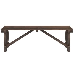 Bancs de jardin lot de 2 bois de sapin massif 