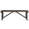 Bancs de jardin lot de 2 bois de sapin massif 