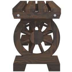 Bancs de jardin lot de 2 bois de sapin massif 