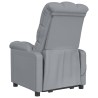 Fauteuil inclinable électrique Gris clair Tissu 