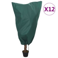 Housses de protection pour plantes avec cordon de serrage 12pcs 