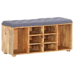 Banc d'entrée 100x35x47 cm Bois de manguier solide 