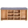 Banc d'entrée 100x35x47 cm Bois de manguier solide 
