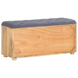 Banc d'entrée 100x35x47 cm Bois de manguier solide 