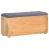 Banc d'entrée 100x35x47 cm Bois de manguier solide 