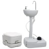 Ensemble de toilette et support de lavage des mains de camping 